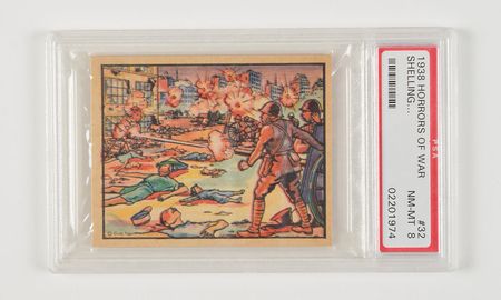 Lot #52 1938 Gum Inc. 'Horrors of War' Card Collection: Desirable collection of 1938 Horrors of War bubblegum cards - Image 45