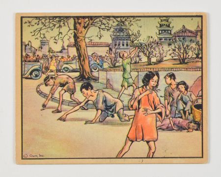 Lot #52 1938 Gum Inc. 'Horrors of War' Card Collection: Desirable collection of 1938 Horrors of War bubblegum cards - Image 47