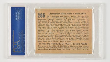 Lot #52 1938 Gum Inc. 'Horrors of War' Card Collection: Desirable collection of 1938 Horrors of War bubblegum cards - Image 52