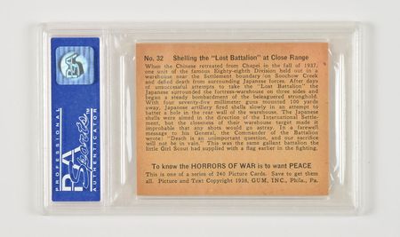 Lot #52 1938 Gum Inc. 'Horrors of War' Card Collection: Desirable collection of 1938 Horrors of War bubblegum cards - Image 53