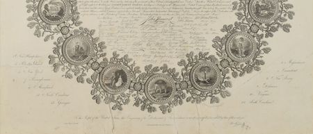 Lot #303 Declaration of Independence: Splendid Declaration engraving by William Woodruff - Image 2