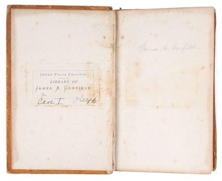 Lot #195 James A. Garfield: Garfield’s signed personal copy of Paley’s View of the Evidences of Christianity - Image 2