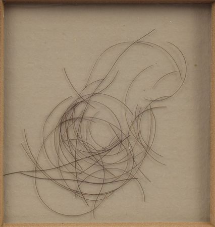 Lot #184 Abraham Lincoln: Scarce Hesler portrait of the beardless Lincoln, presented with a lock of the president's hair - Image 2