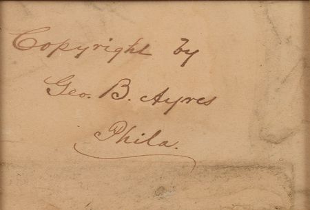 Lot #184 Abraham Lincoln: Scarce Hesler portrait of the beardless Lincoln, presented with a lock of the president's hair - Image 3