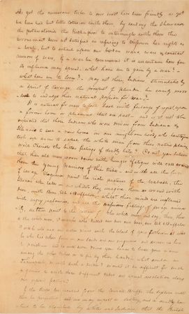 Lot #17 Native American Wars: To Secretary of War John Calhoun on 