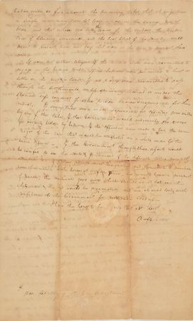 Lot #17 Native American Wars: To Secretary of War John Calhoun on 