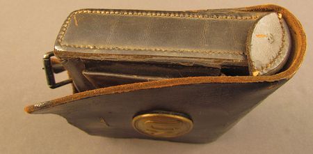 Lot #135 Civil War 1861 Cartridge Box by Decrow of Bangor, Maine Cartridge Box - Image 4
