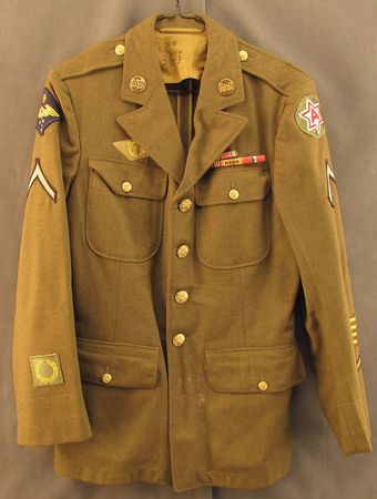 Lot #146  WWII US Army Enlisted Man's Service Jacket - Image 1