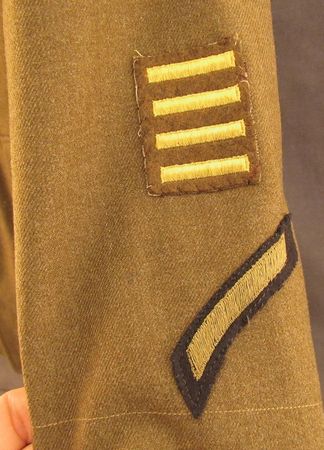 Lot #146  WWII US Army Enlisted Man's Service Jacket - Image 13