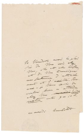 Lot #388 Alexander von Humboldt Handwritten Letter Signed - Image 1