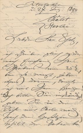 Lot #663 Clara Schumann Handwritten Letter Signed - Image 1