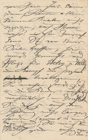 Lot #663 Clara Schumann Handwritten Letter Signed - Image 4