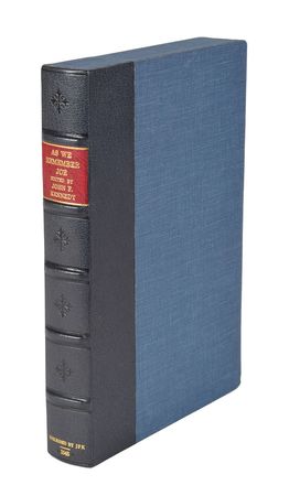 Lot #240 John F. Kennedy: Ultra-rare inscribed edition of As We Remember Joe, printed in 1945, with even more rare original dust jacket - Image 3