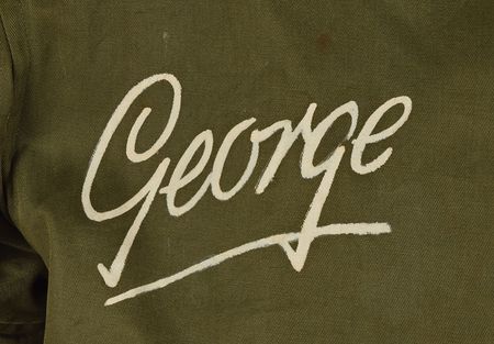 Lot #149 WWII USAAF 8th Air Force B-10 Flight Jacket with Painted Decorations: Hand-painted 