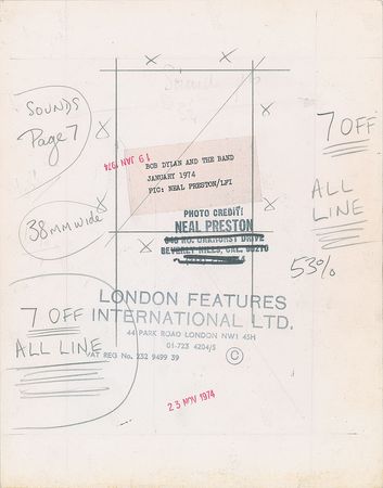 Lot #5107 Bob Dylan Photograph - Image 2