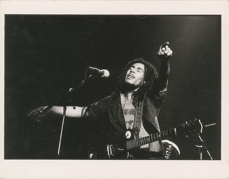 Lot #5181 Bob Marley Oversized Photograph - Image 1