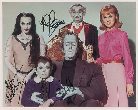 Lot #5408 The Munsters Group of (5) Signed Photographs - Image 1