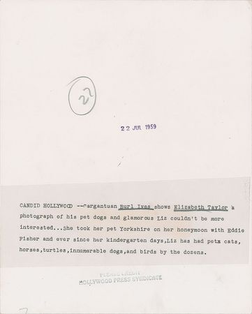 Lot #781 Elizabeth Taylor - Image 2