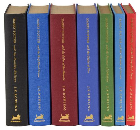 Lot #5388 J. K. Rowling Signed Complete 'Harry Potter' Deluxe Book Set - Image 1