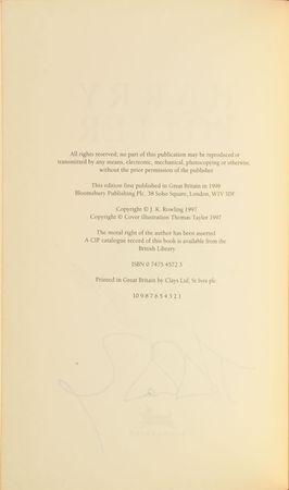 Lot #5388 J. K. Rowling Signed Complete 'Harry Potter' Deluxe Book Set - Image 2