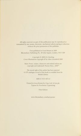 Lot #5388 J. K. Rowling Signed Complete 'Harry Potter' Deluxe Book Set - Image 8