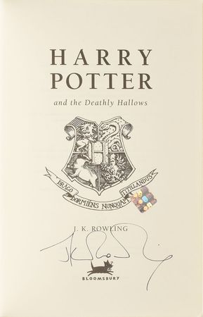 Lot #5388 J. K. Rowling Signed Complete 'Harry Potter' Deluxe Book Set - Image 21