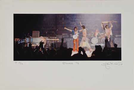 Lot #5084  Rolling Stones Set of (5) Lithos Signed by John Rowlands - Image 1