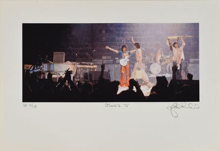 Lot #5084  Rolling Stones Set of (5) Lithos Signed by John Rowlands - Image 3