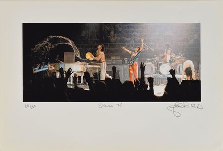 Lot #5084  Rolling Stones Set of (5) Lithos Signed by John Rowlands - Image 4