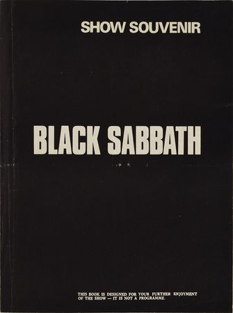 Lot #5165  Black Sabbath Signed Program - Image 2