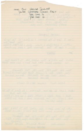 Lot #5028 Mal Evans Handwritten Lyrics - Image 2