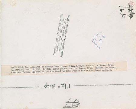 Lot #5309 James Dean Pair of Original Phil Buchman Photographs - Image 3