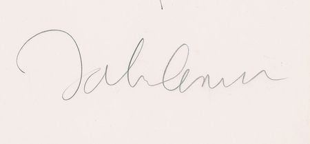 Lot #5039 John Lennon Signed 'Bag One' Lithograph - Image 1