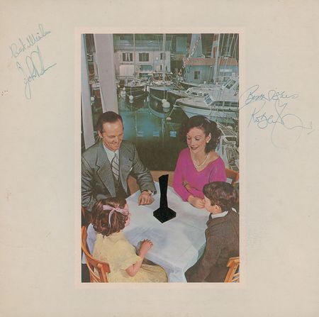 Lot #5101 John Bonham and Robert Plant Signed
