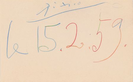 Lot #5507 Pablo Picasso Signature - Image 1