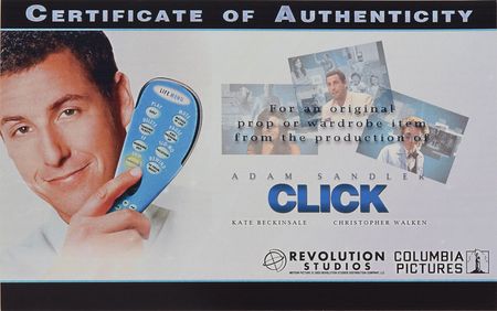 Lot #5458 Adam Sandler Screen-Worn Shirt from Click - Image 2