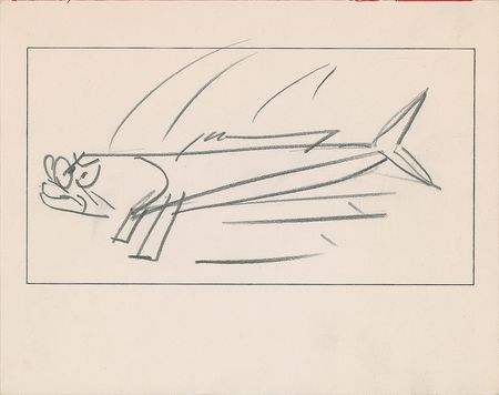 Lot #5325 The Incredible Mr. Limpet Storyboard Drawings - Image 3