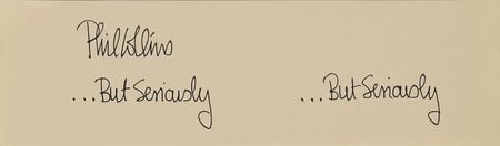 Lot #5218 Phil Collins Handwritten Lyrics for 'Another Day in Paradise' and Album Proof - Image 2