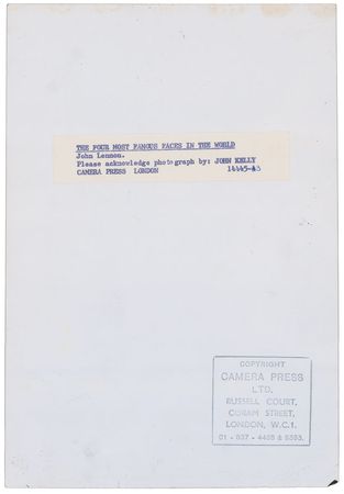 Lot #5051 John Lennon Original Vintage Photograph - Image 2