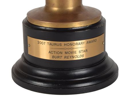 Lot #5373 Burt Reynolds 2007 Taurus Award - Image 2