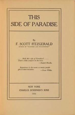 Lot #5525 F. Scott Fitzgerald Signed Book - Image 3