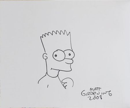 Lot #5472 Matt Groening Signed Book - Image 1