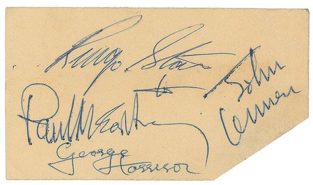 Lot #686  Beatles: Harrison and Starr