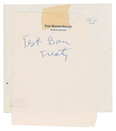 Lot #5562 John F. Kennedy Nuclear Test Ban Treaty Original Vintage Photograph by Cecil Stoughton - Image 2