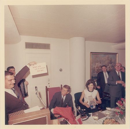 Lot #5555 John and Jaqueline  Kennedy Original Vintage Photograph by Cecil Stoughton - Image 1