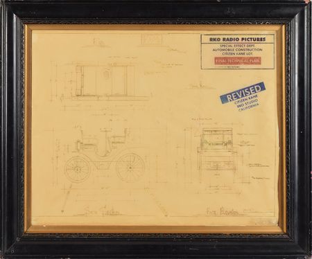 Lot #5358 Orson Welles Signature and Citizen Kane Production Design - Image 3