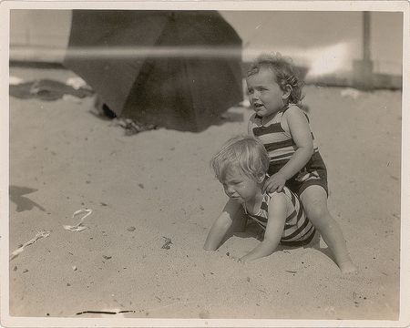 Lot #5275 Marilyn Monroe Hand-Annotated Childhood Photograph - Image 1