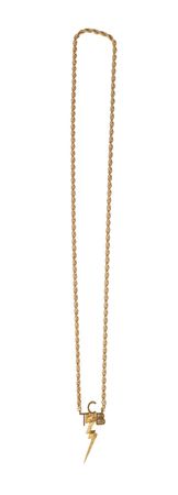 Lot #5076 Elvis Presley 14K Gold TCB Necklace - Image 3