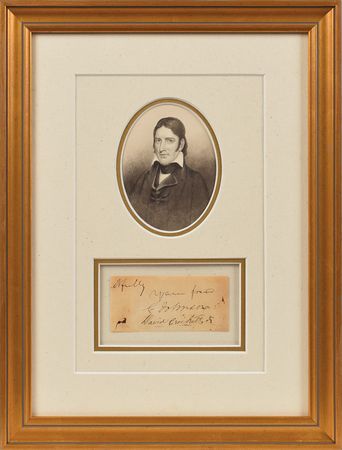 Lot #170 David Crockett: Elusive signature of the iconic Alamo defender - Image 1