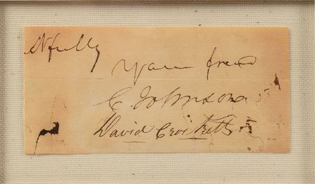 Lot #170 David Crockett: Elusive signature of the iconic Alamo defender - Image 3